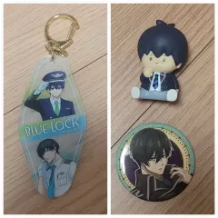 ブルーロック 潔 凛 パイロット アクリル キーホルダー 缶バッジ ソフトビニール フィギュア まとめ
