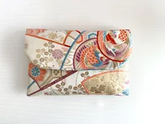 大人可愛いマルチケース帯リメイク御朱印帳入れパスポート入れ通帳入れお薬手帳入れ着物リメイクマルチケース送料込みハンドメイドNO.6252