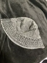 H ＆ M ブラックデニム バケットハット