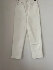 新品 伸縮性が良い ハイウエスト ストレートパンツ