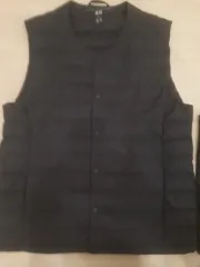 UNIQLO ユニクロ ウルトラライトダウン ダウン ベスト ブラック 外