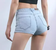 新品 デニム ストレッチ ハーフパンツ ショートパンツ