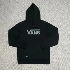 L Vans VANS(ヴァンズ) シグネチャー 黒 裏起毛 フード付きTシャツ