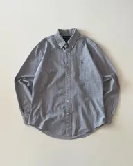 ポロ ラルフローレン スモールチェック柄 シャツ (95)