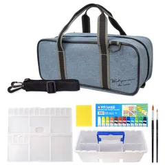 【数量限定】サクラクレパス 絵の具セット コンパクト 水彩セット ブルーグレー EWZ-A1#40のサムネイル