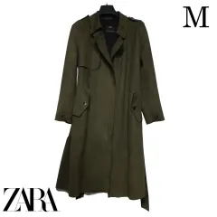 ZARA ザラ スウェード マウンテンパーカー コート (レディース Mサイズ) | Zara Suede Coat