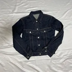 INDIVI インディゴ デニムジャケット Gジャン サイズ:38 カラー:インディゴ H-93