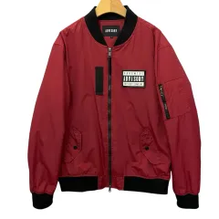 ADVISORY ダークレッド ブルゾン ボンバー 航空 ジャケット L