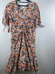 フラワー ロング丈ワンピース