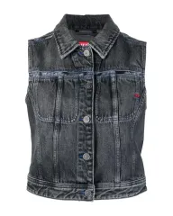DIESEL スリム フィット デニム ベスト XS