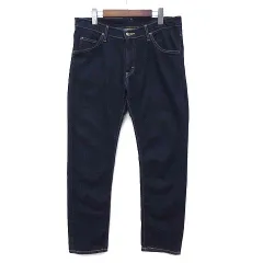 リー Lee スリム テーパード ストレッチ デニム パンツ ジーンズ LM1203 インディゴ L