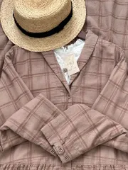 SAMANSA MOS2 2Way コットン ワンピース (*未使用ではありません)