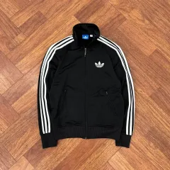 90 adidas(アディダス) ファイヤーバード 黒 トレーナー トラックトップス ジャージ