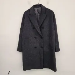 レディース55 size GEORGES RECH ジョルジュ・レッシュ ウール混 ダブル コート
