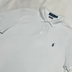 L POLO RALPH LAUREN 白 カラ Tシャツ