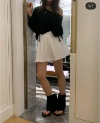 (新品) フレア シャーリング ミニスカート