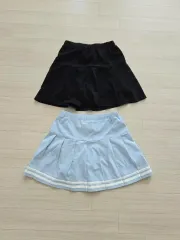 女の子スカート 2枚 まとめ 160