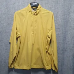 adidas(アディダス) メンズ ハーフジップ ウインドブレーカー ティー L