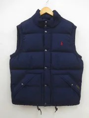 ★5551☆POLO RALPH LAUREN ポロラルフローレン ポニー刺繍 ダウンベスト　M