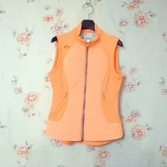 85) デサントゴルフ 防風ジップアップベスト