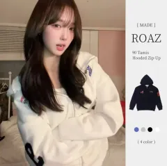 ROAあんスタ トミーヒルフィガー フードジップアップ 白