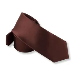 【新品】 [Ysintl] ナロータイ メンズ 細 ネクタイ 無地 剣幅6cm 全長145cm ポリエステル 洗濯可能 ビジネス 就活 結婚式 入学式 卒業式 コーヒーブラウン 0