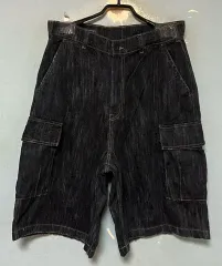 ZARA ザラ メンズ カーゴ デニムハーフパンツ バミューダ ストリート 新品 L 32