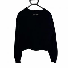 puuuu様専用 miu miu ドット柄 半袖ニット ブラック 36 - メルカリ