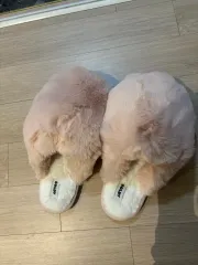 ファー スリッパ