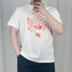 Nike(ナイキ） 白 ビッグロゴ ラウンド 半袖Tシャツ XXL 250510