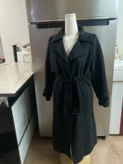 ウールベルト付きロングコート