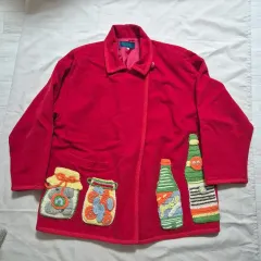 ヴィンテージ 編み 装飾 コート