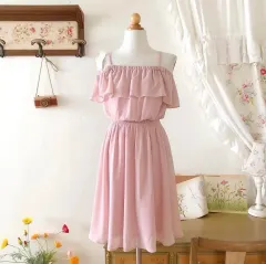 ヴィンテージ アンド オフショルダー ツーウェイ ONE PIECE