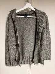 トグルボタン カーディガン ニット ジップアップ 55