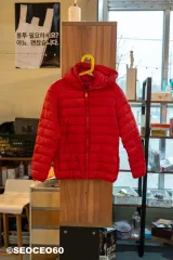 キッズ 軽量ダウン レッド 150サイズ