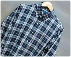 ポロ Ralph Lauren(ラルフローレン) ヴィンテージ オックスフォード チェック シャツ (男性 M ）