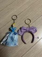 東京 ディズニーランド シンデレラ ミニーマウス カチューシャ キーリング