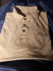 ジャック・ウルフスキン ミディアム 半袖 ポロTシャツ 登山 キャンプ トレッキング ハイキング ほぼ新品 ヴィンテージ
