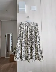 フラワー ロング丈スカート