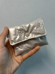 ハンドメイド ダウン カードウォレット