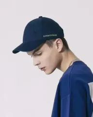 ユニセックス ストーニー・ストライド 刺繍 ボールキャップ ベースボールキャップ-ネイビー ( OS ）