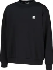 フィラ FILA クルーネックトレーナー スウェット ルームウェア トップス 長袖 メンズ レディース UVカット 吸水 速乾 ワンポイント ロゴ デイリー 普段使い 部屋着  FU25FP802 BK0 ブラック