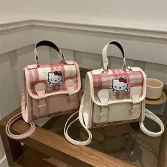 ハローキティ チェック バッグ