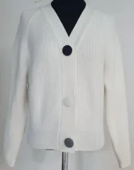 ビッグボタン ニットカーディガン IV