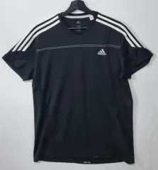 L （ 100 ） adidas(アディダス) 黒 機能性 半袖Tシャツ