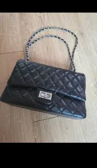 キルティング チェーンバッグ ブラック