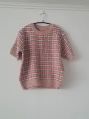 ツイードスタイル ニット