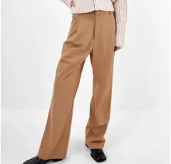 ZARA(ザラ) 女性用パンツ スラックス ワイドパンツ S サイズ ( 55 )