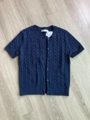 新品 GIORDANO(ジョルダーノ) 半袖 ニット カーディガン