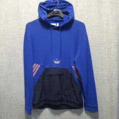adidas(アディダス) メンズ 弧 ウインドブレーカー フード付きTシャツ s